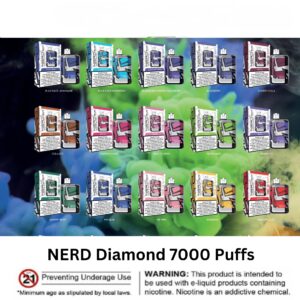 NERD Diamond Disposable Vape 7000 Puffs | Lets Vape Dubai