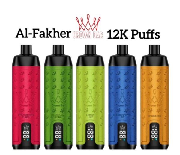 Lets Vape | Al Fakher Crown Bar 12000 Puffs Disposable Vape